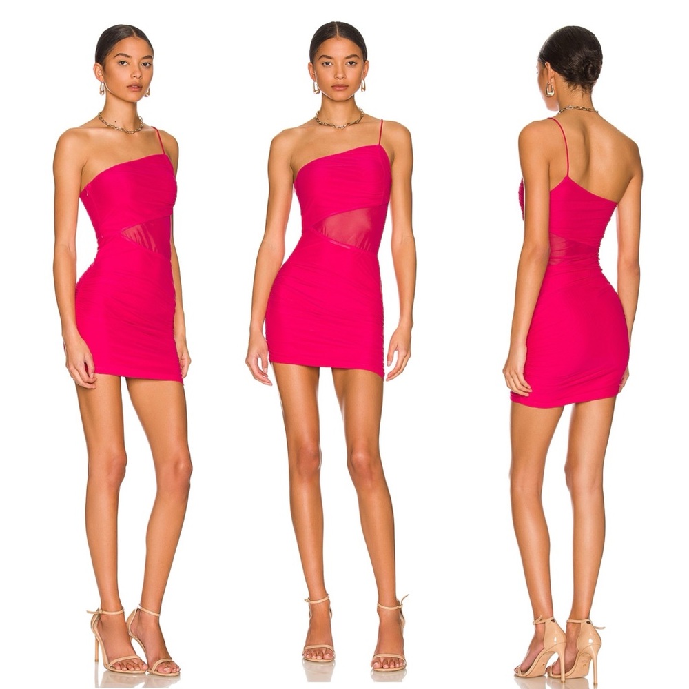 Superdown Jerica Mesh Mini Dress